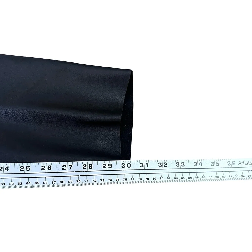 Empreinte Digitale Paris Black Leather Pants Made in‎ France High Waist Size 40